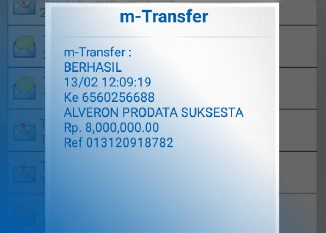 Bukti Transfer BRI Mobile Palsu