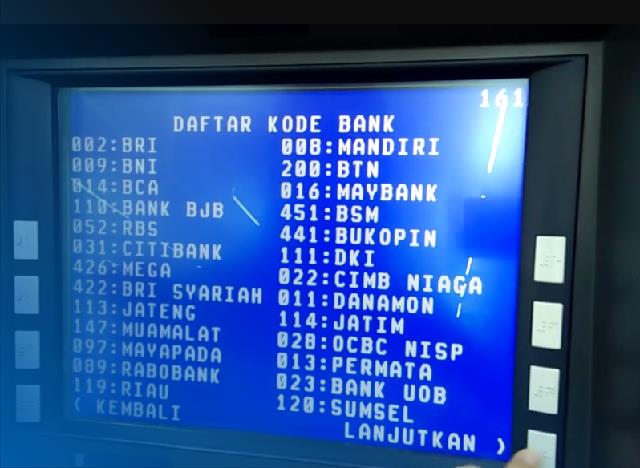 Cara Transfer BRI Ke Mandiri Lewat ATM Dan Kode Lengkap 2 Cara Transfer BRI Ke Mandiri Lewat ATM