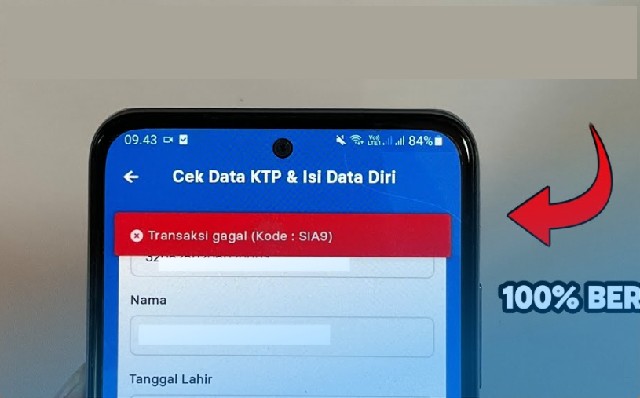 Daftar BRImo Gagal Kode SIXR