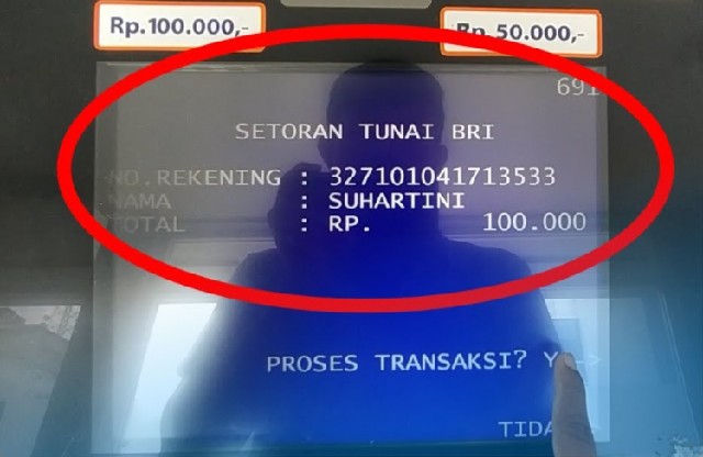 No Rek BRI Depannya Berapa