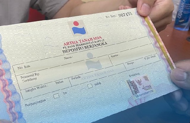 Bilyet Deposito BRI Hilang