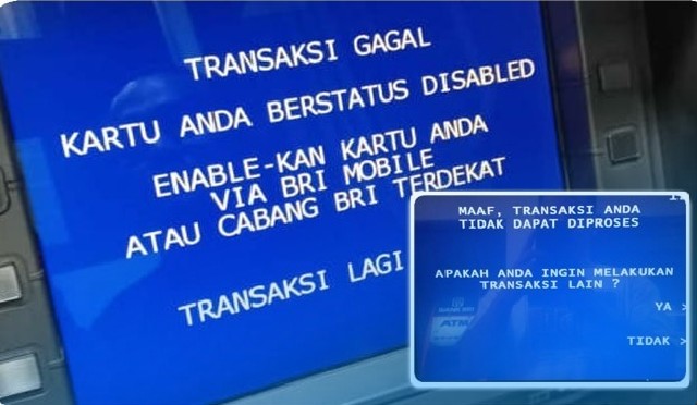 Cara Mengaktifkan Kartu ATM BRI yang Disable Lewat Mesin ATM